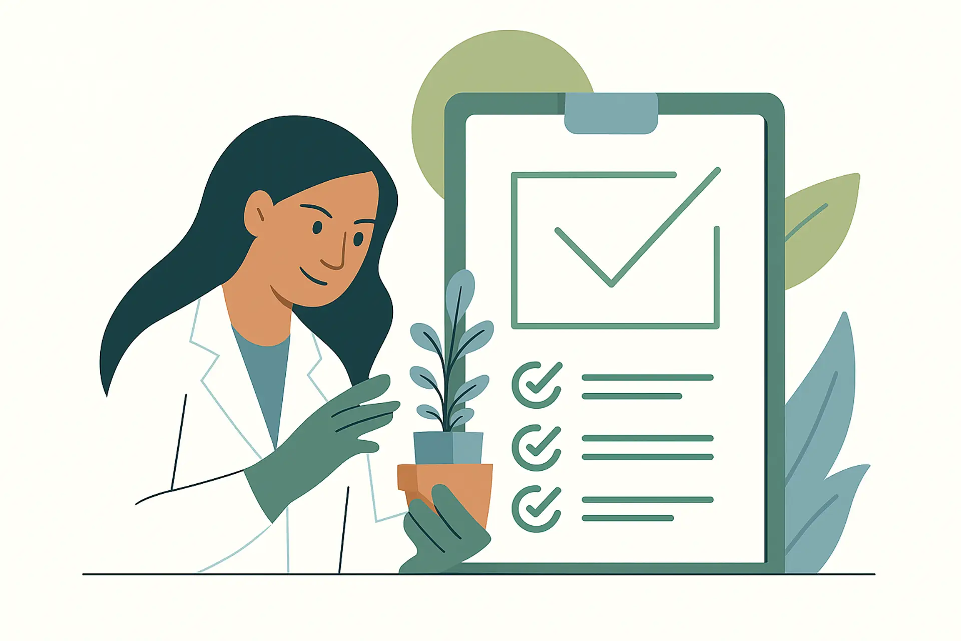Illustration zu kontrollierten Qualitätsstandards bei Nahrungsergänzungsmitteln von biofitt