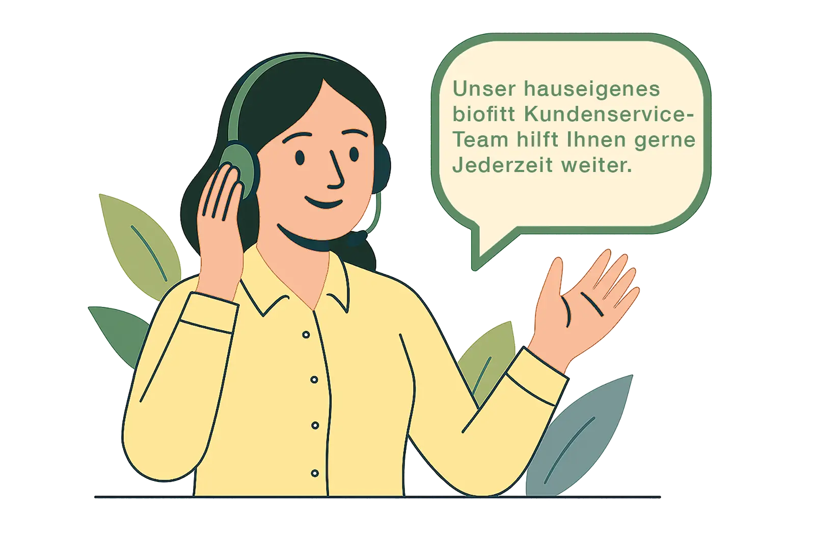 Persönlicher Kundenservice bei biofitt – Beratung zu Produkten, Bestellung und Service