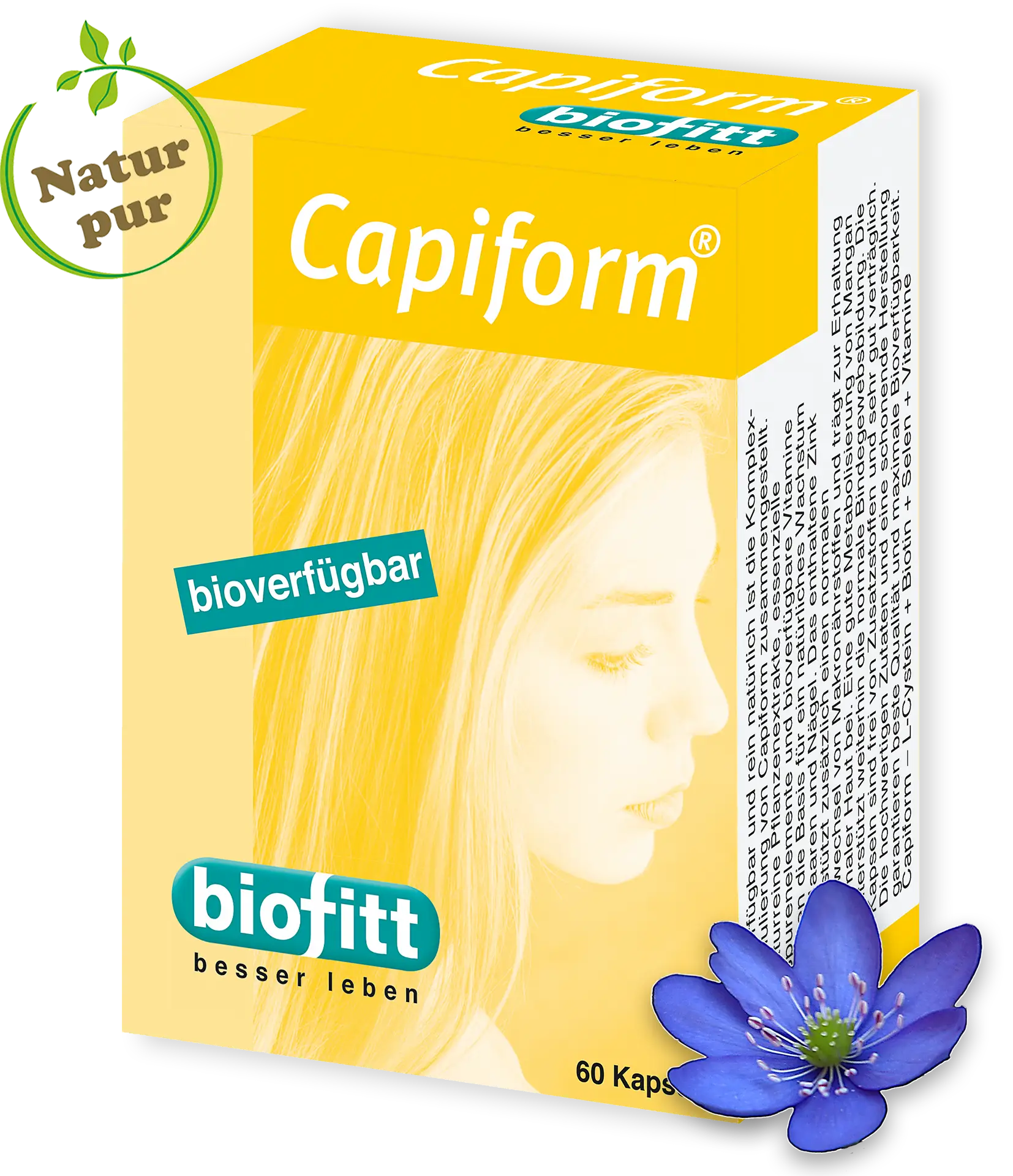 Capiform – Haar-Komplex mit Biotin und Selen für Frauen – Produktabbildung