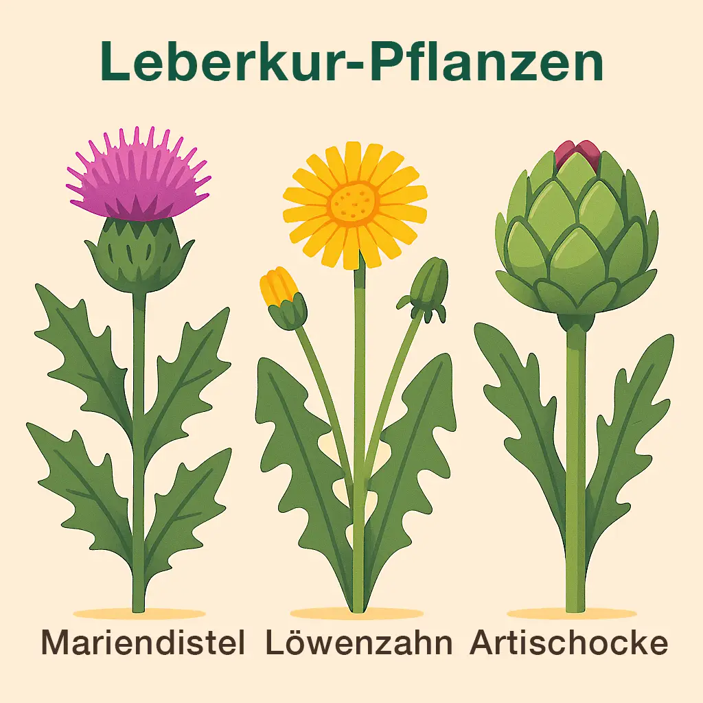 Leberpflanzen für eine natürliche Leberkur