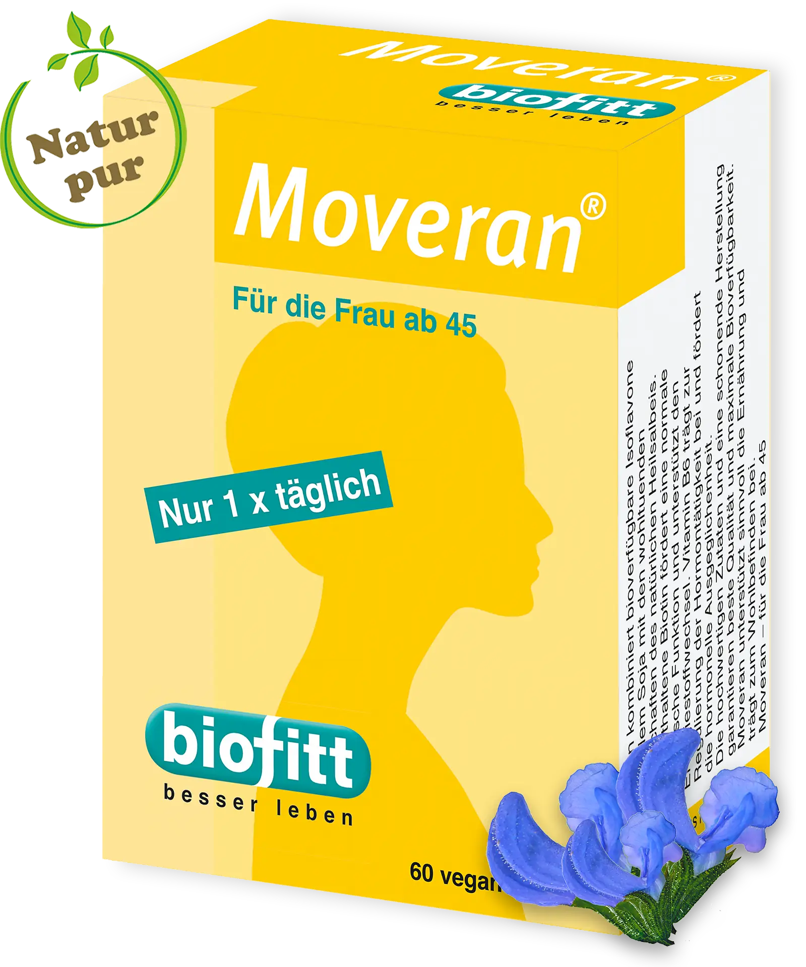 Moveran – Wechseljahre-Komplex – Produktabbildung Vorderseite