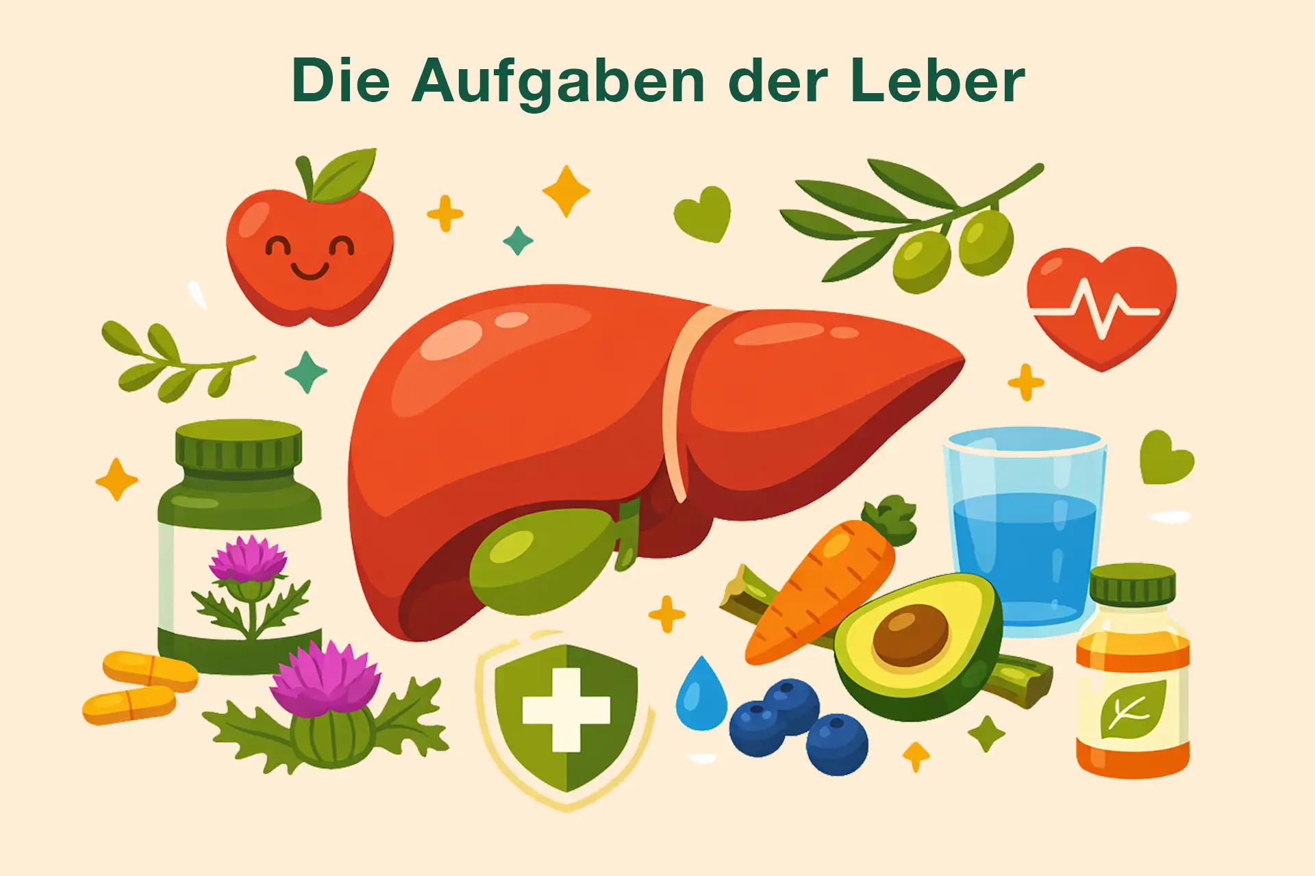 Die Aufgaben der Leber – gesunde Nahrung
